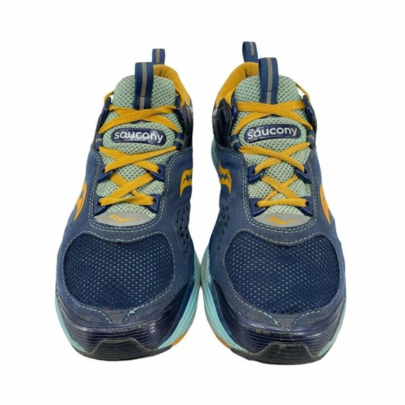 Saucony Sneakers Women's Sz 9.5 Grid Profile Running Shoes Lace Up Athletic Blue - Picture 2 of 12